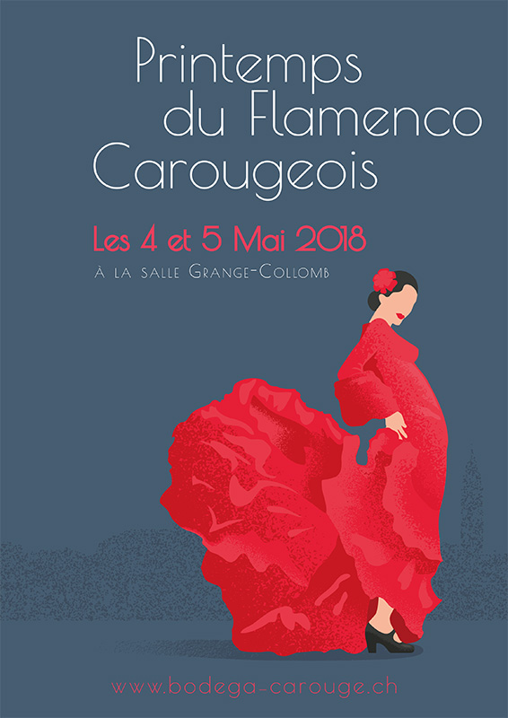Flyer Printemps du Flamenco Carougeois